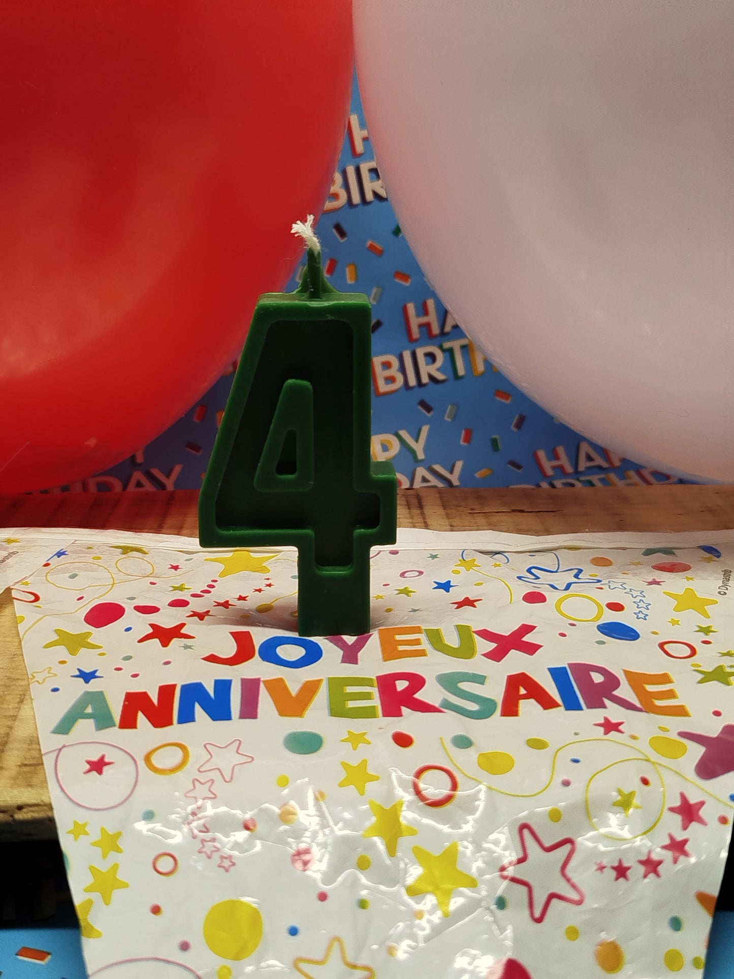 Bougie anniversaire chiffre