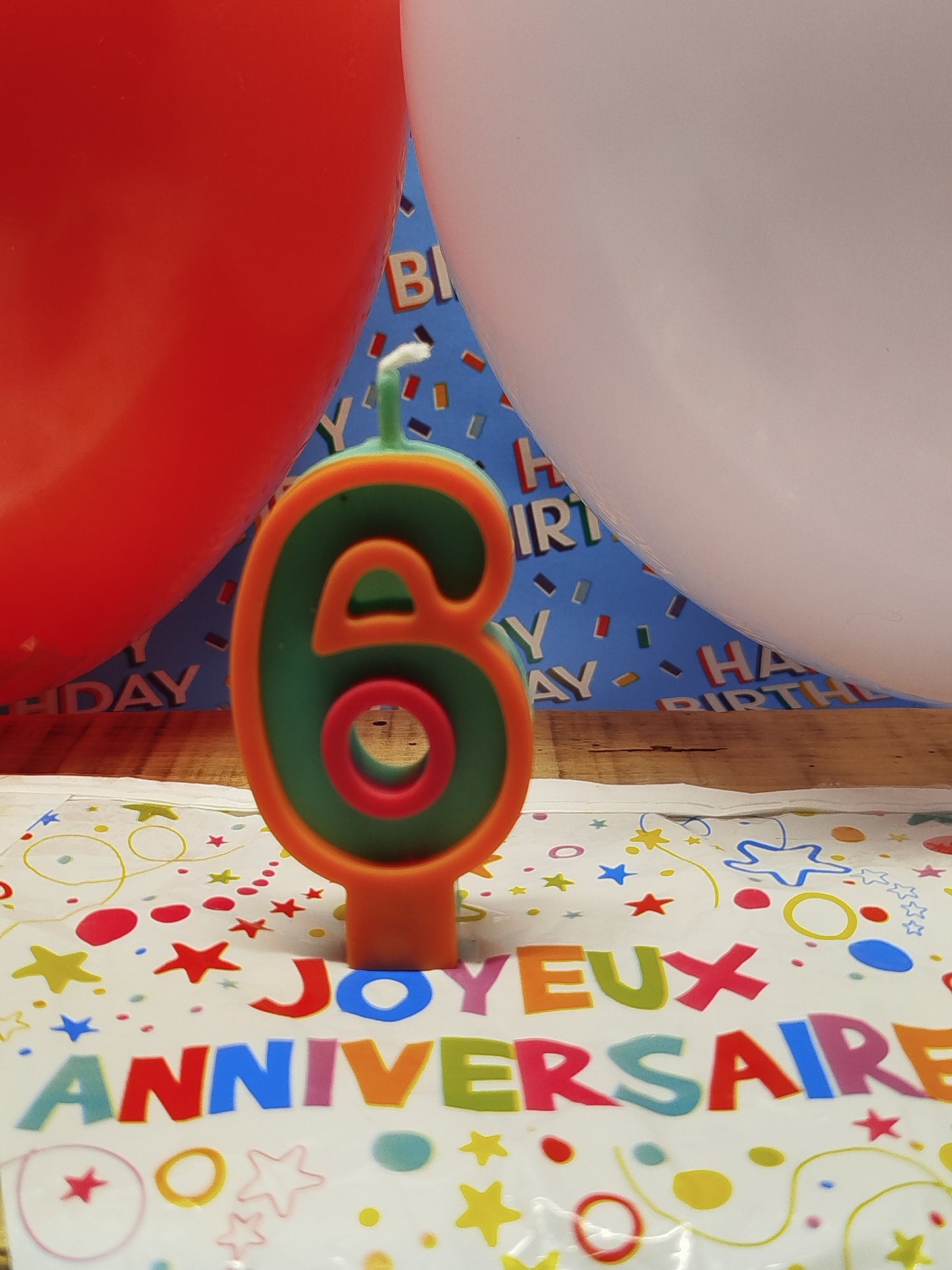 Bougie anniversaire chiffre