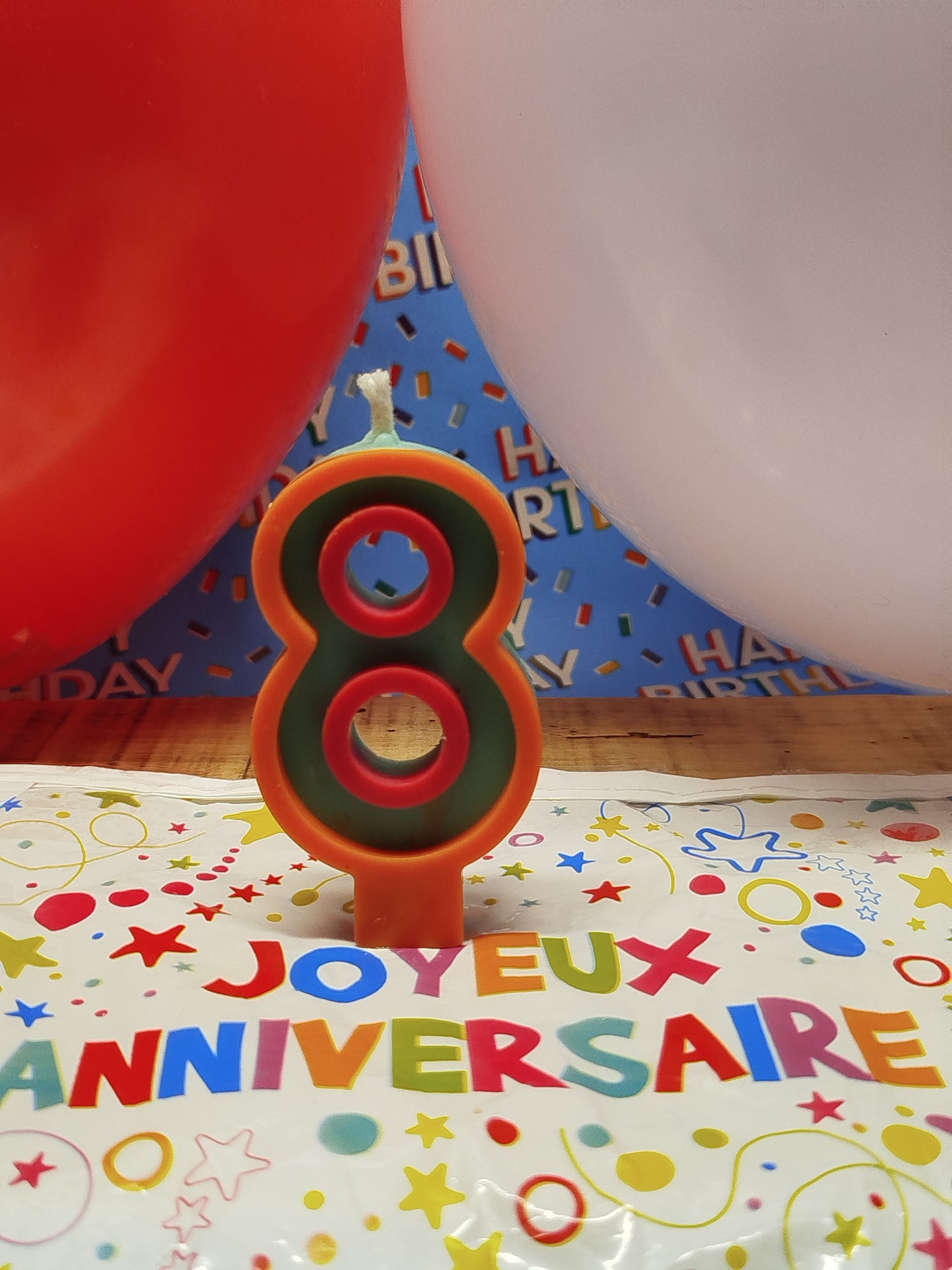 Bougie anniversaire chiffre