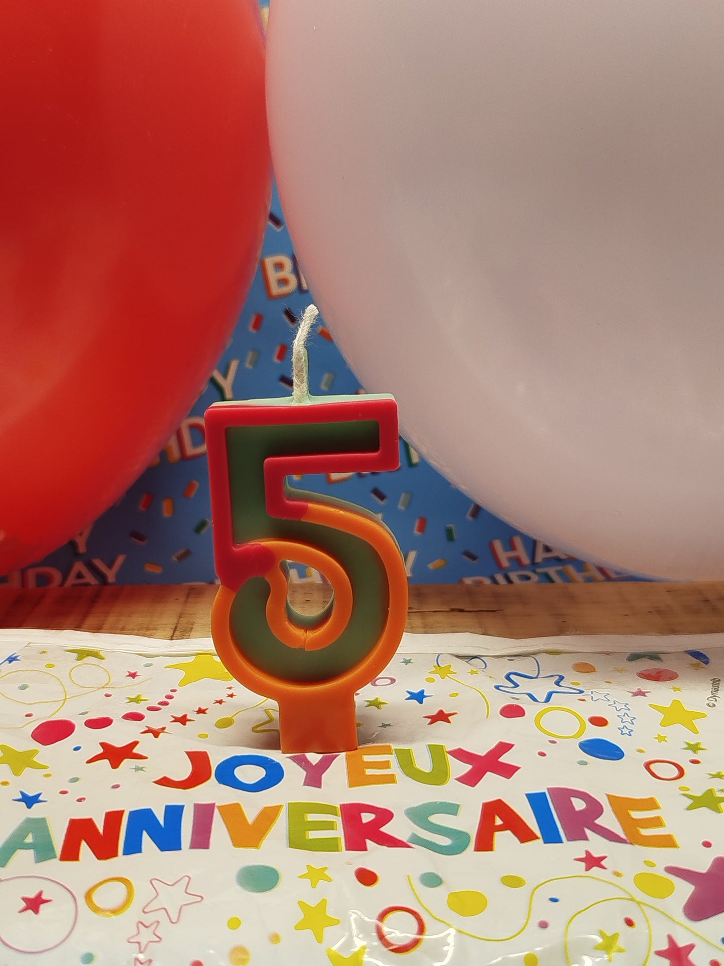 Bougie anniversaire chiffre