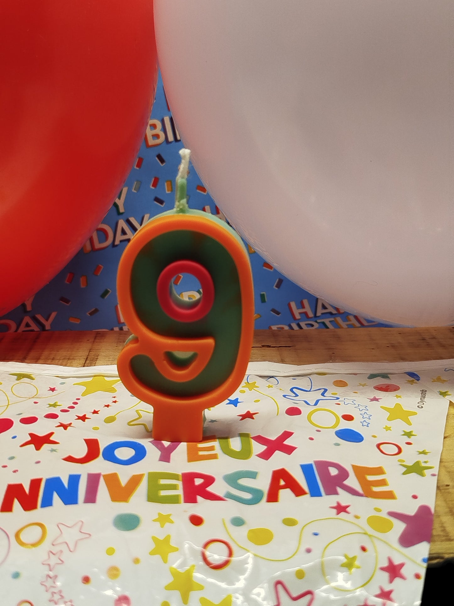 Bougie anniversaire chiffre