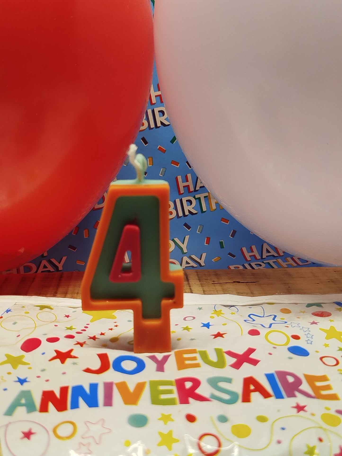 Bougie anniversaire chiffre